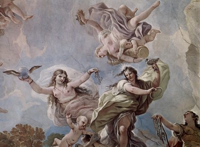 Frescoes in the Gallery of the Palazzo Medici-Riccardi in Florence by Luca Giordano